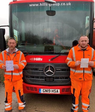 AR - CR passed their HGV Licence