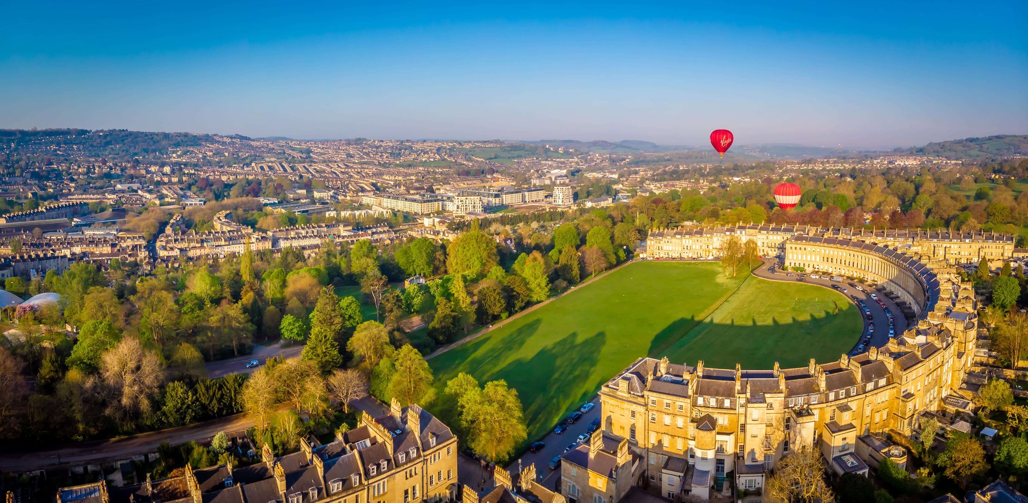 Aerial View of Bath