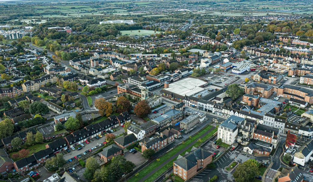 Aerial View of Swindon