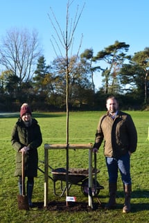 Hills Waste Solutions team - Neil Pollard, Divisional Director and Laura Martin Waste Solutions Consultant.  