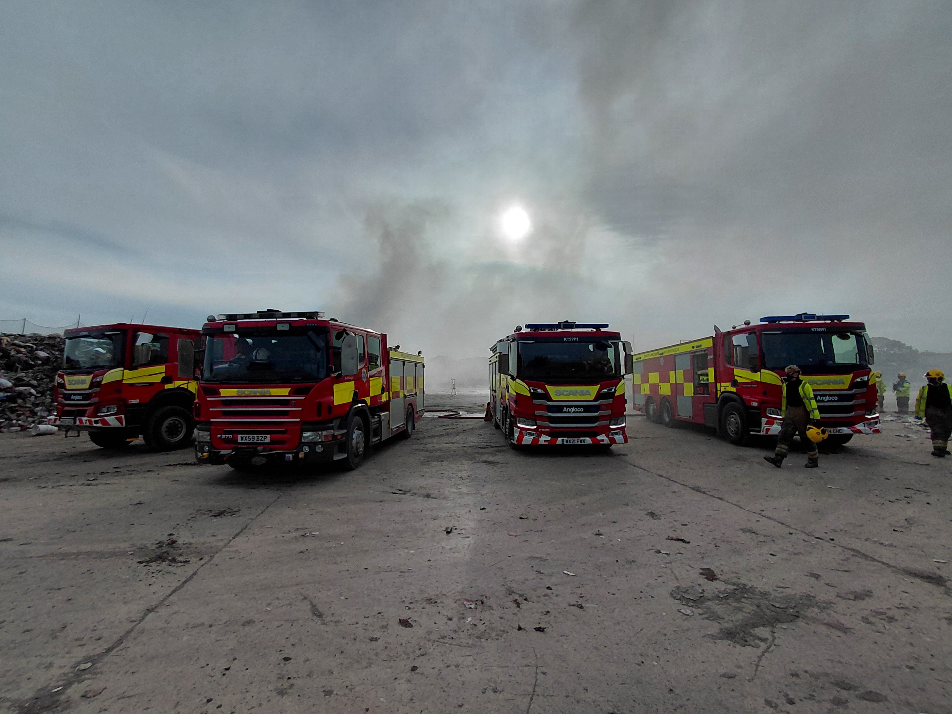 Lower Compton Transfer Station Fire 15 June 2026 2