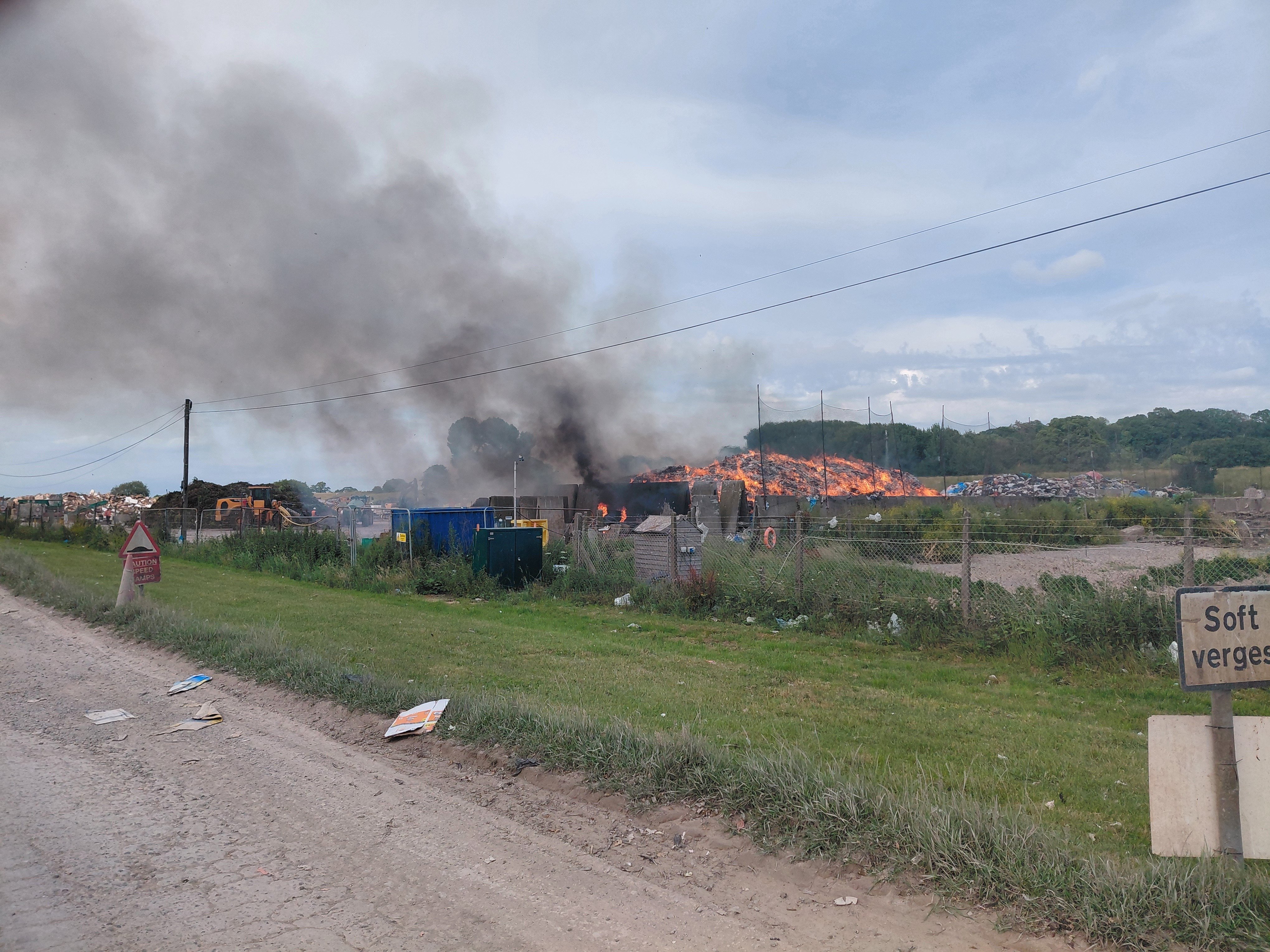 Lower Compton Transfer Station Fire 15 June 2026 3