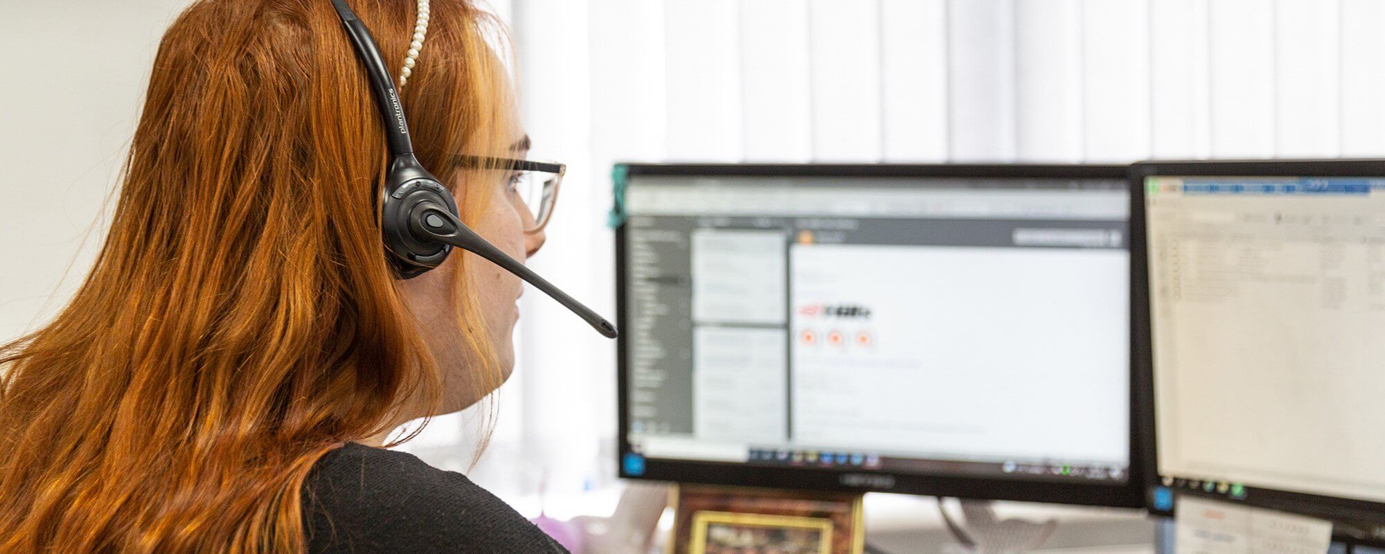 Hills Waste Customer Service Staff Speaking on Headset