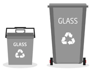 Glass Bins Range