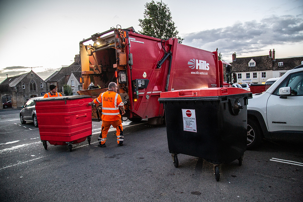 Hills Waste Collection team providing excellent customer service